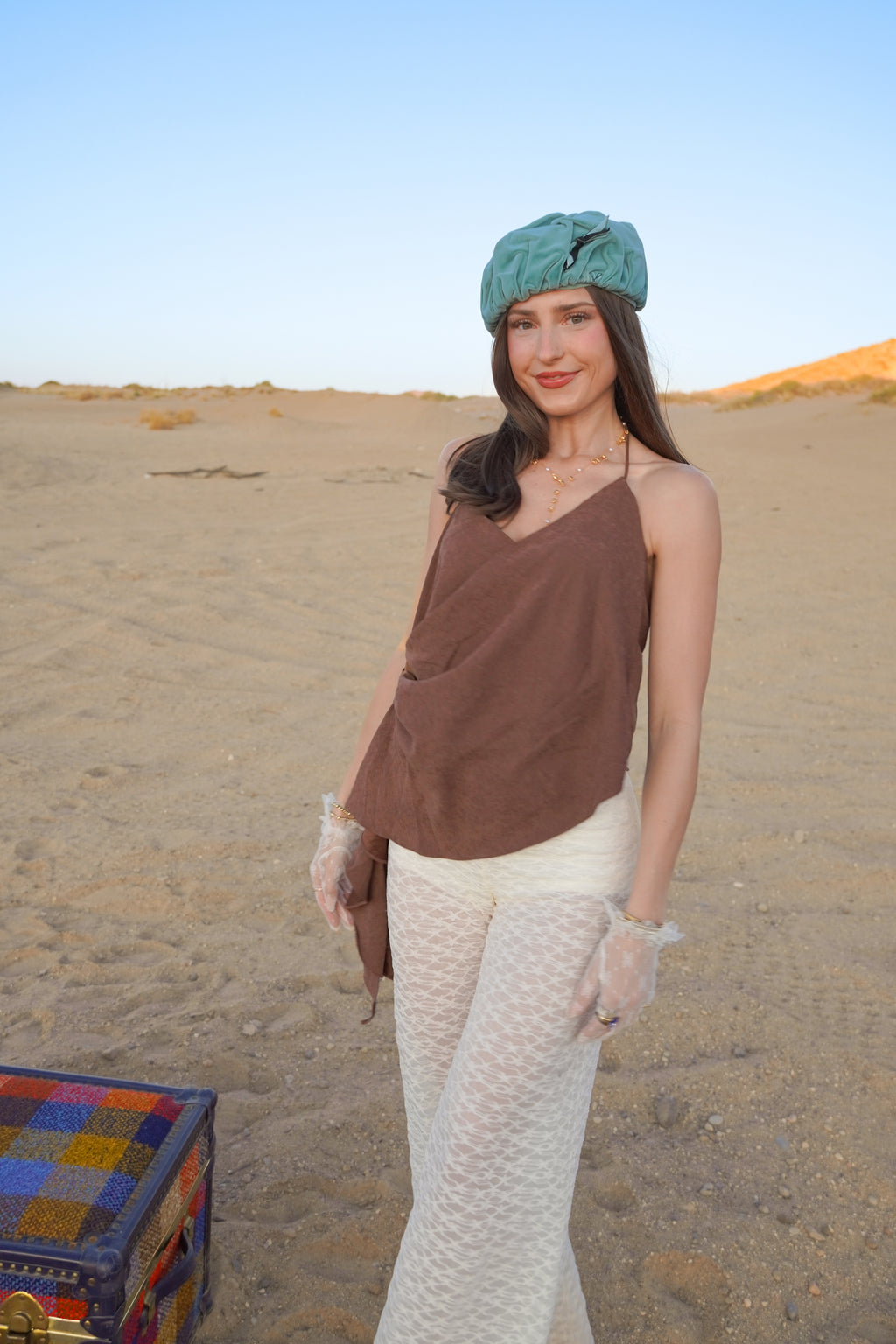 The Duchess Top - Chocolate