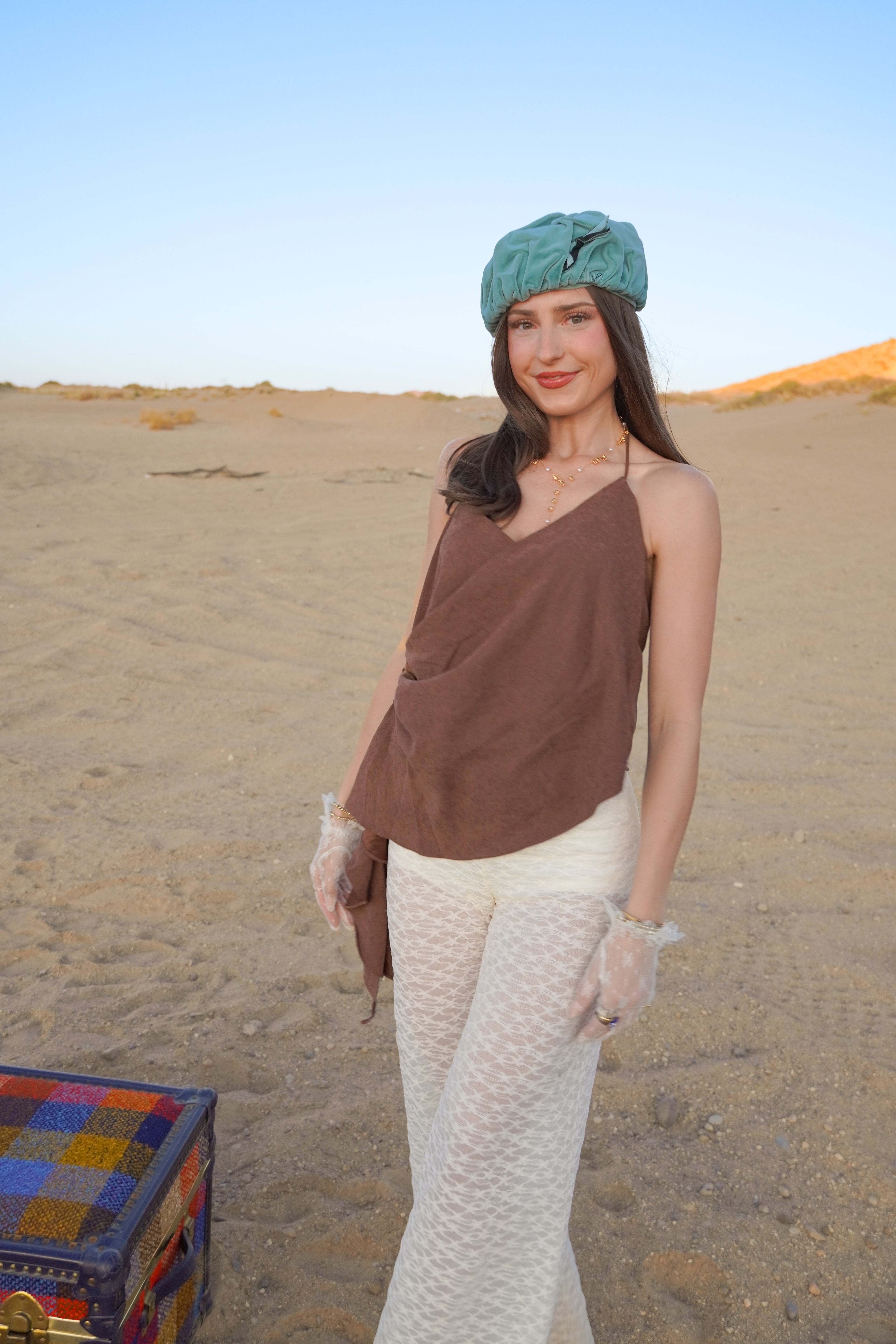 The Duchess Top - Chocolate