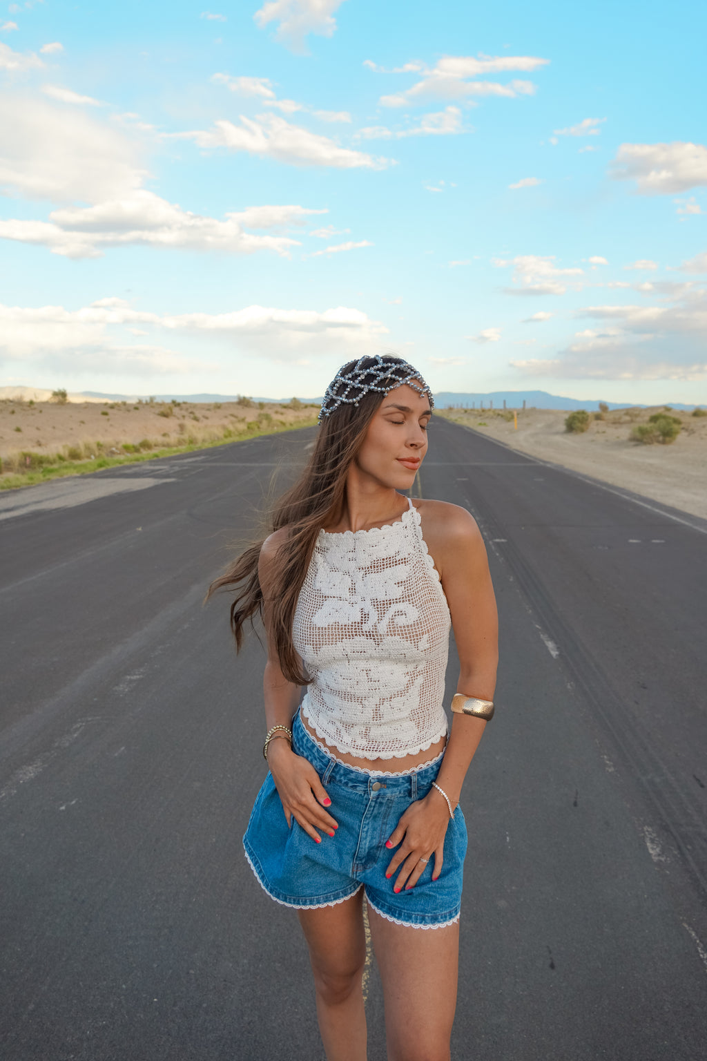 The Stevie Crochet Tank
